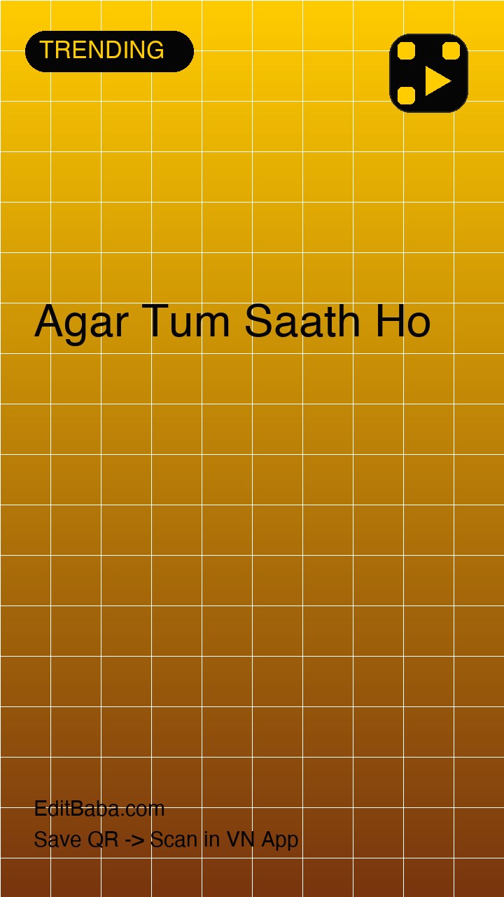 Agar Tum Saath Ho VN code template preview