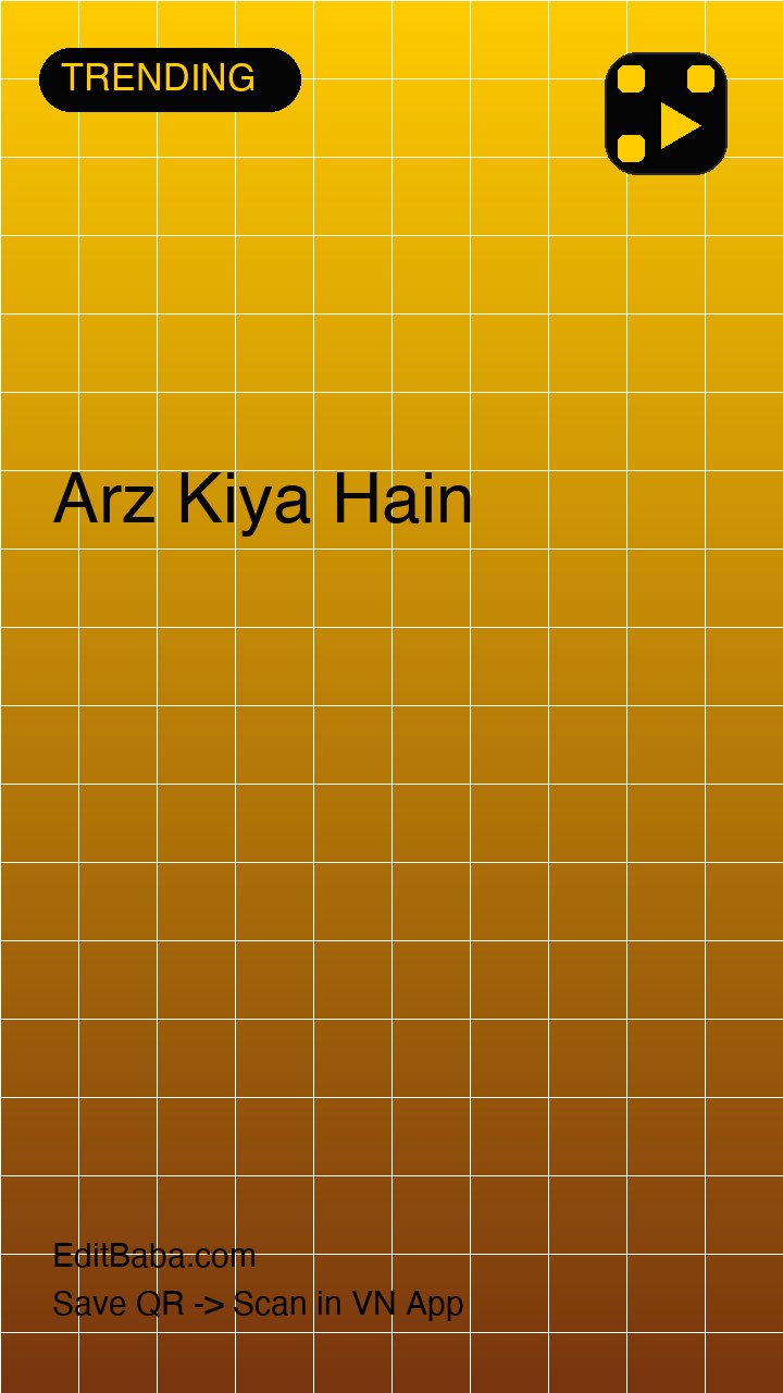 Arz Kiya Hain VN code template preview