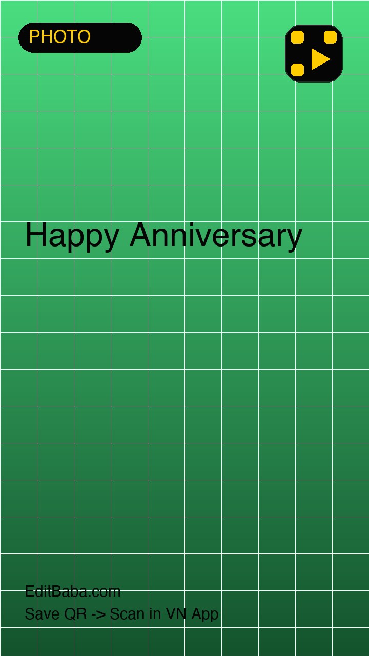 Happy Anniversary VN code template preview