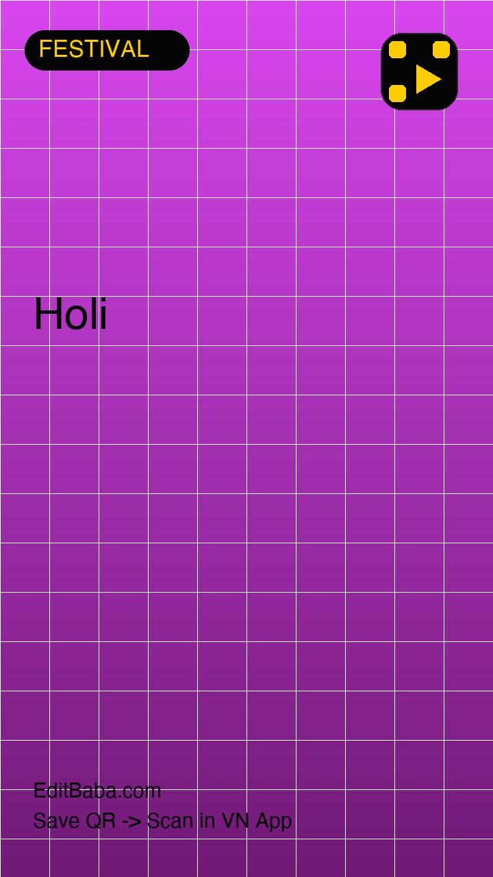 Holi VN code template preview