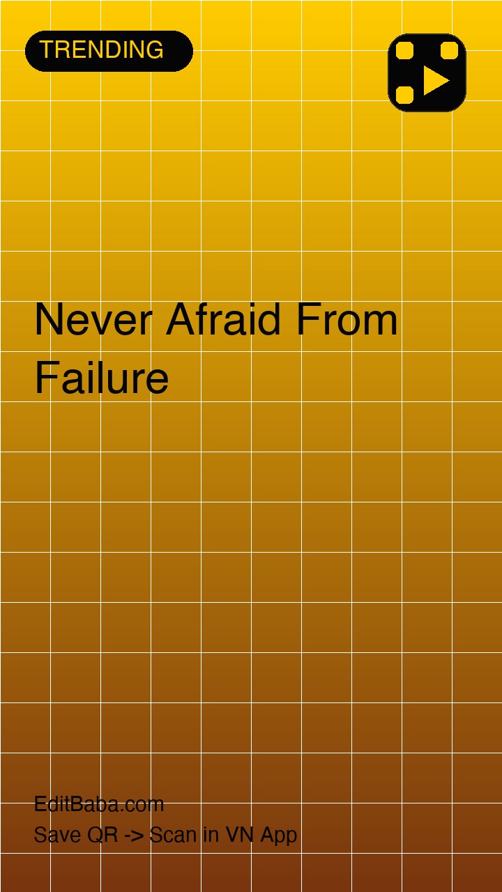 Never Afraid From Failure VN code template preview